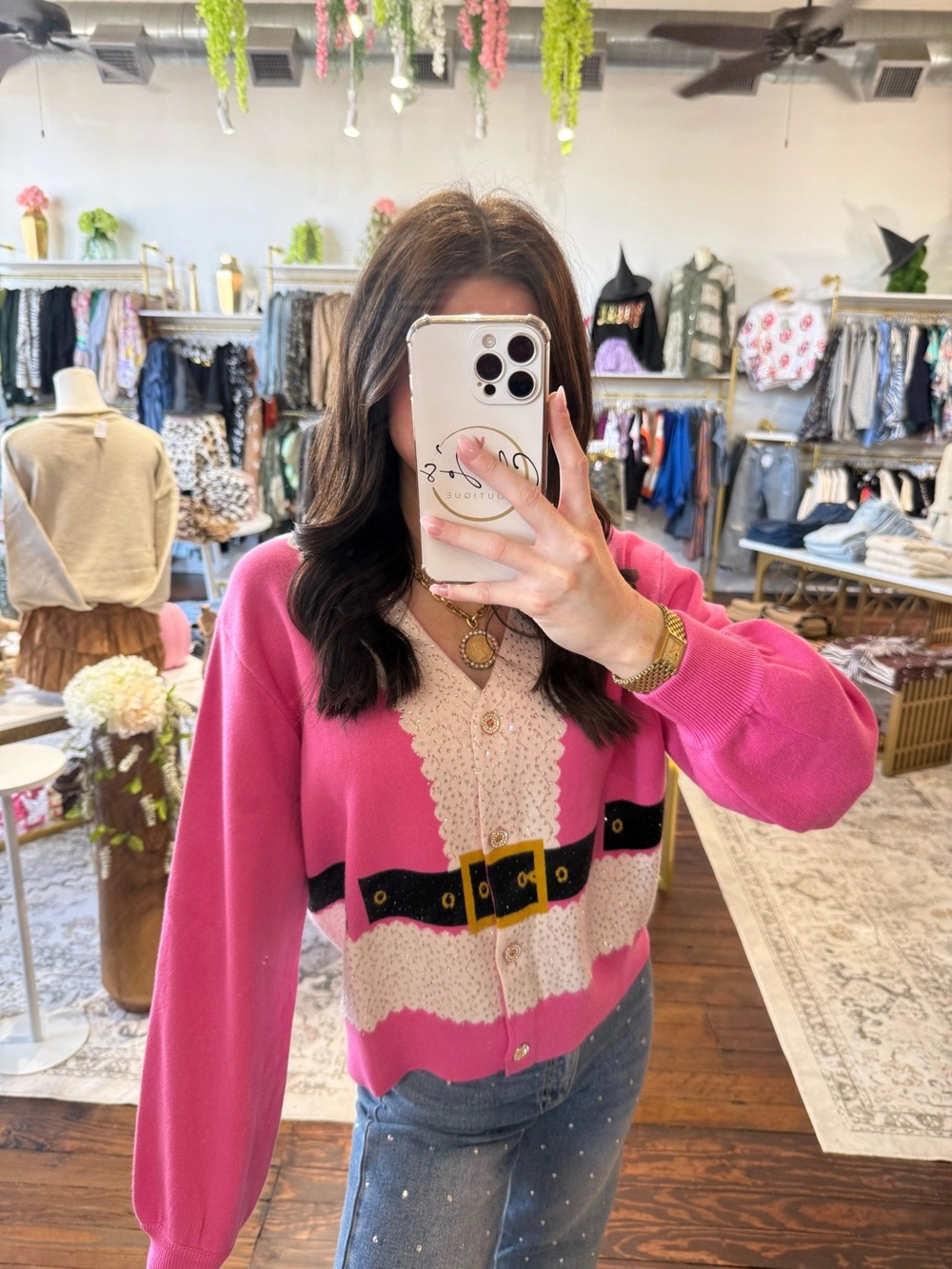 Queen of Sparkles | Santa’s Cardigan